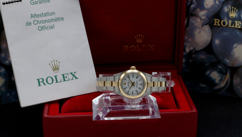 Rolex Oyster Perpetual 76183 - 2004 - Rolex horloge - Rolex kopen - Rolex dames horloge - Trophies Watches