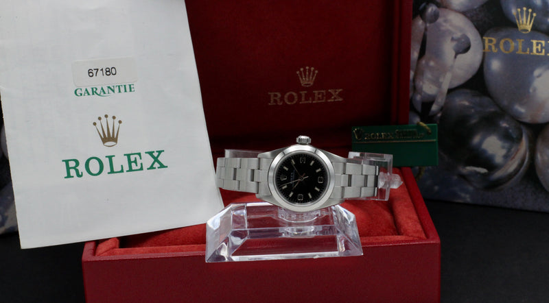 Rolex Oyster Perpetual 67180 - 1997 - Rolex horloge - Rolex kopen - Rolex dames horloge - Trophies Watches