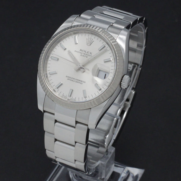 Rolex Oyster Perpetual Date 115234 - 2013 - Rolex horloge - Rolex kopen - Rolex heren horloge - Trophies Watches