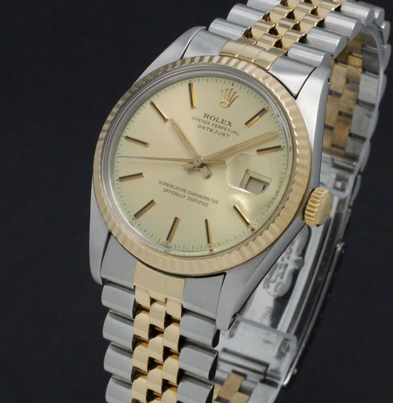 Rolex Datejust 16013 - 1983 - Rolex horloge - Rolex kopen - Rolex heren horloge - Trophies Watches