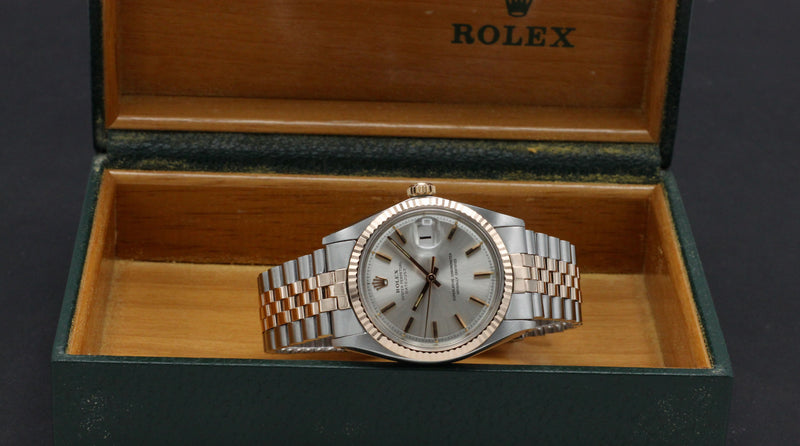 Rolex Datejust 1601 - 1970 - Rose goud/staal - two/tone - Rolex horloge - Rolex kopen - Rolex heren horloge - Trophies Watches