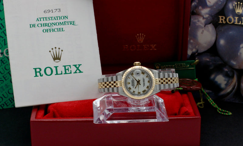 Rolex Lady-Datejust 69173 - 1997 - Rolex horloge - Rolex kopen - Rolex dames horloge - Trophies Watches