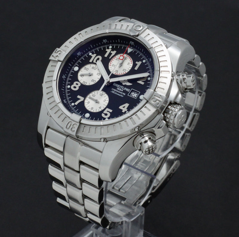 Breitling Super Avenger A13370- 2012 - Breitling horloge - Breitling kopen - Breitling heren horloge - Trophies Watches