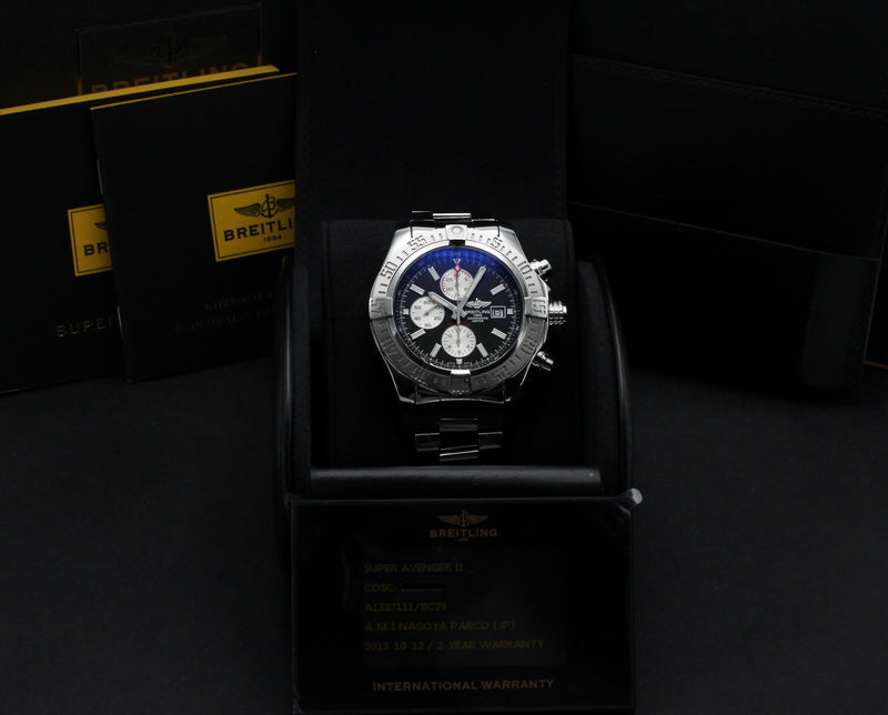 Breitling Super Avenger II A13371 - 2013 - Breitling horloge - Breitling kopen - Breitling heren horloge - Trophies Watches