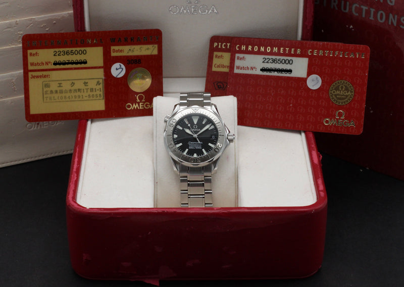 Omega Seamaster 2236.50.00 0 - 2006 - Omega horloge - Omega kopen - Omega heren horloge - Trophies Watches