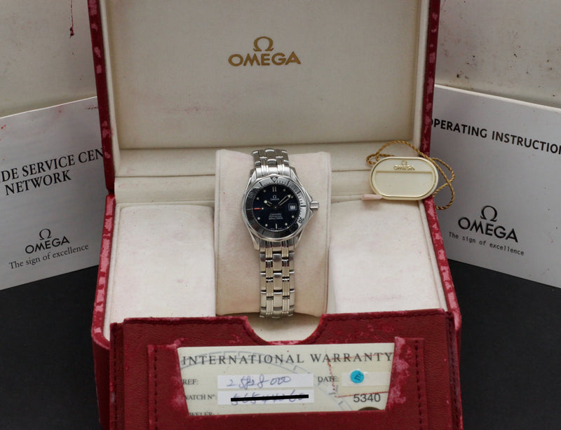 Omega Seamaster Diver 300 M 2582.80 - 1999 - Omega horloge - Omega kopen - Omega dames horloge - Trophies Watches