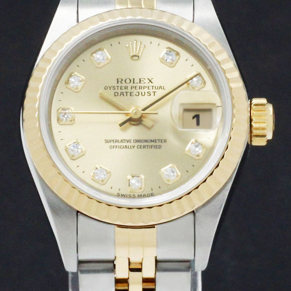 Rolex Lady-Datejust 69173G - 1997 - Rolex horloge - Rolex kopen - Rolex dames horloge - Trophies Watches