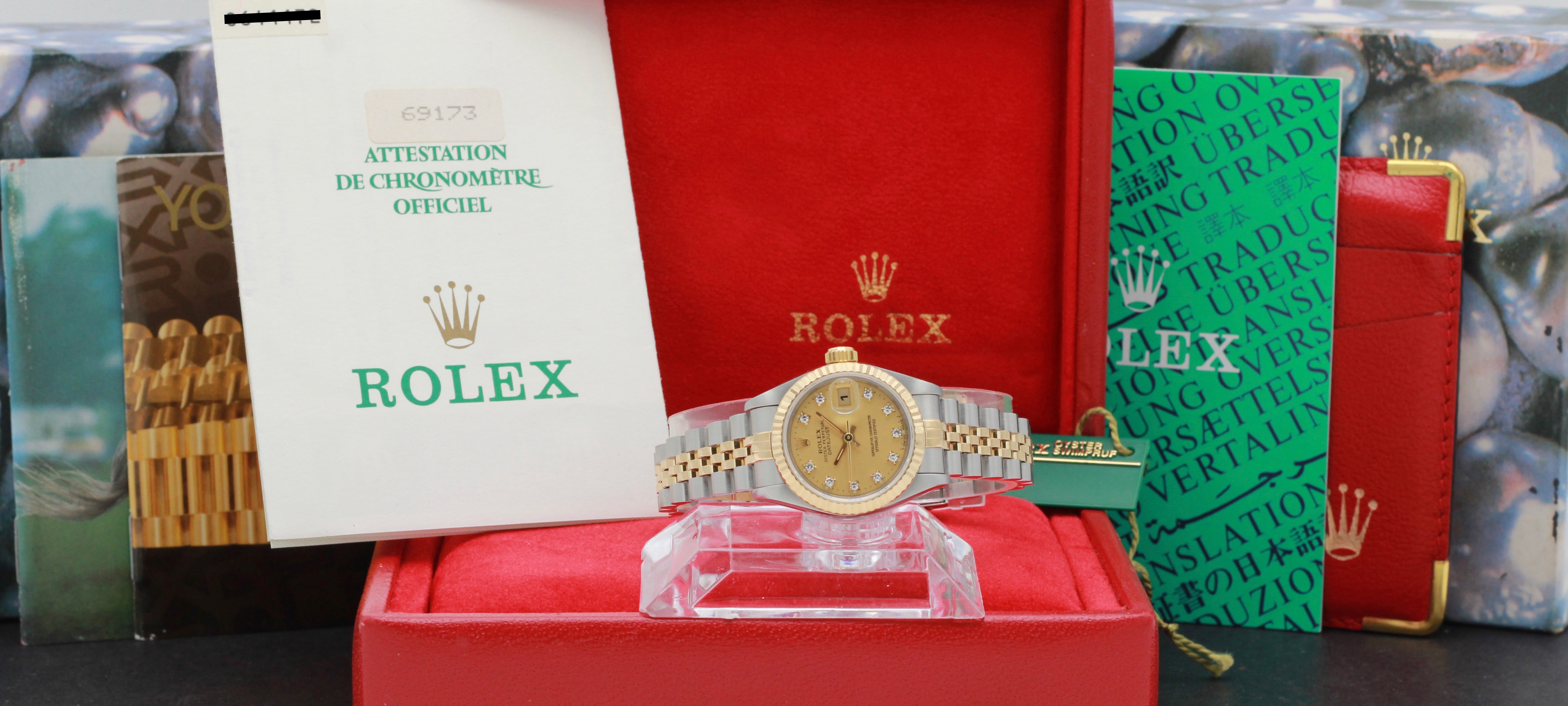 Rolex Lady-Datejust 69173G - 1993 - Rolex horloge - Rolex kopen - Rolex dames horloge - Trophies Watches