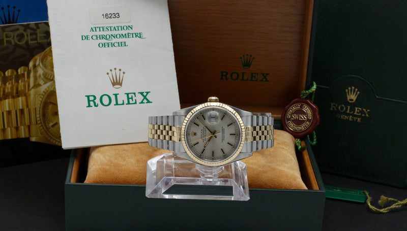 Rolex Datejust 16233 - 1999 - Rolex horloge - Rolex kopen - Rolex heren horloge - Trophies Watches