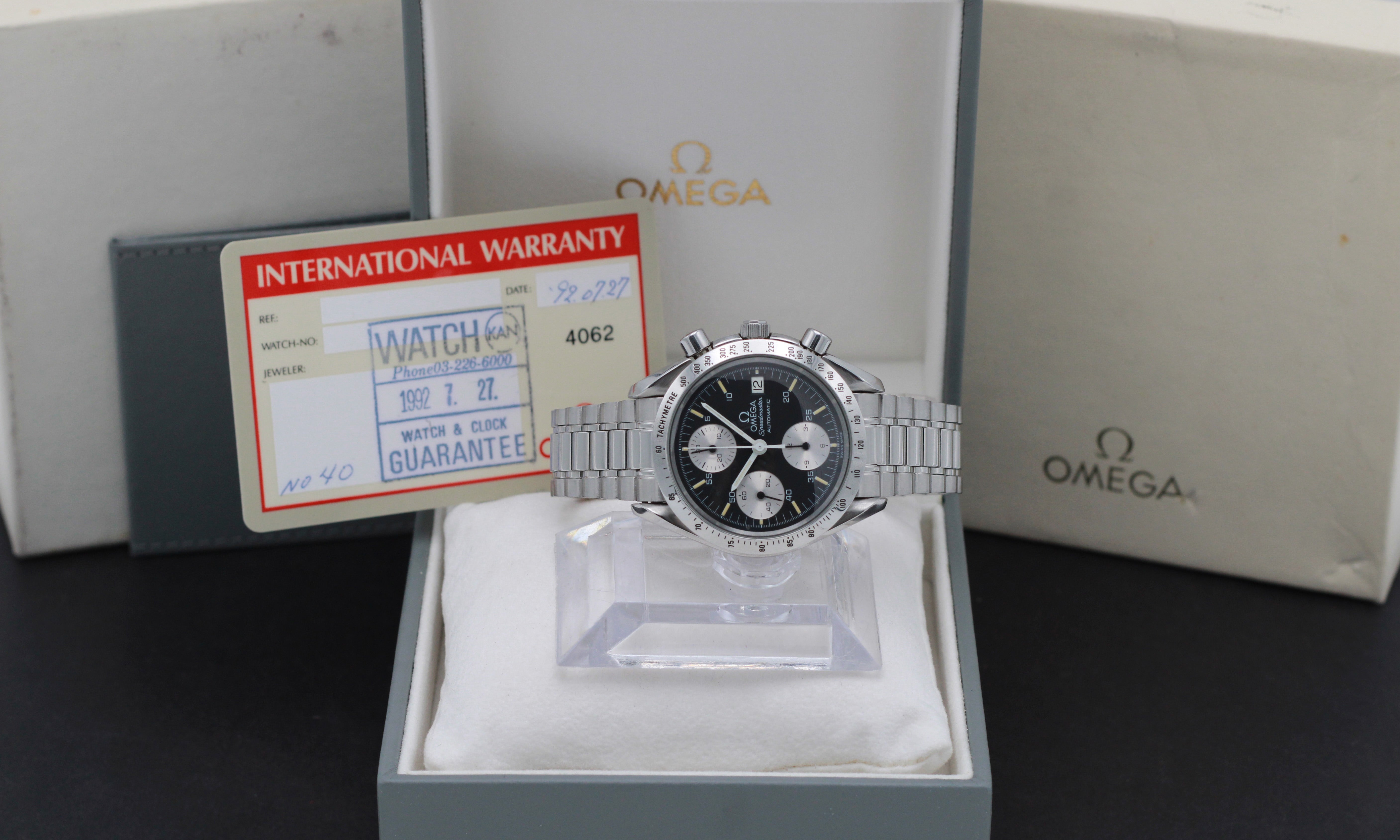 Omega Speedmaster 3511.50.00 - 1999 - Omega horloge - Omega kopen - Omega heren horloges - Trophies Watches