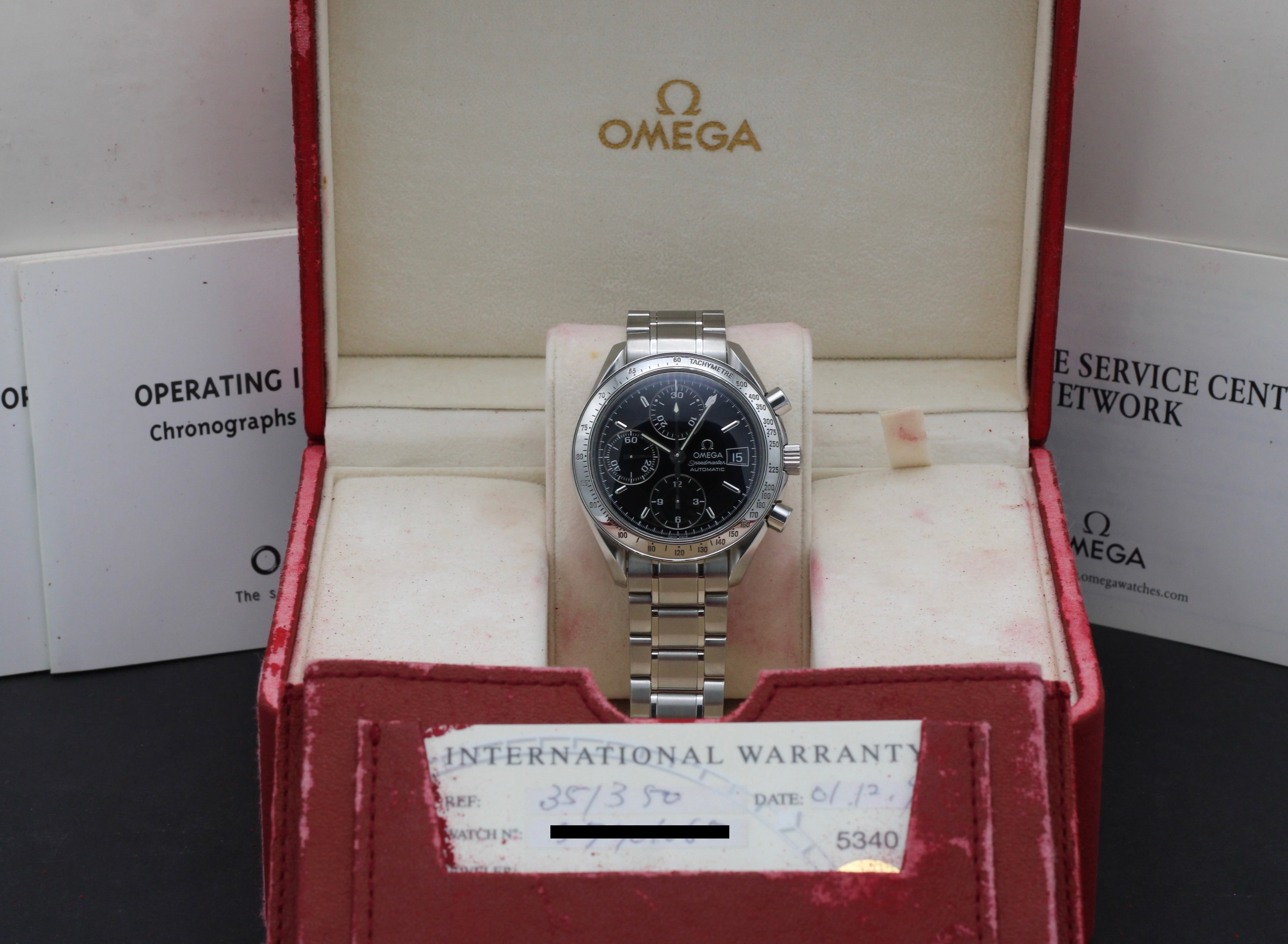 Omega Speedmaster 3513.50.00 - 2001 - Omega horloge - Omega kopen - Omega heren horloge - Trophies Watches