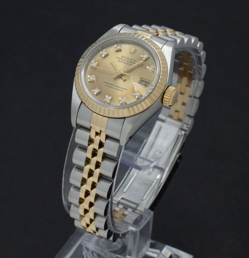 Rolex Lady-Datejust 69173G - 1992 - Rolex horloge - Rolex kopen - Rolex dames horloge - Trophies Watches