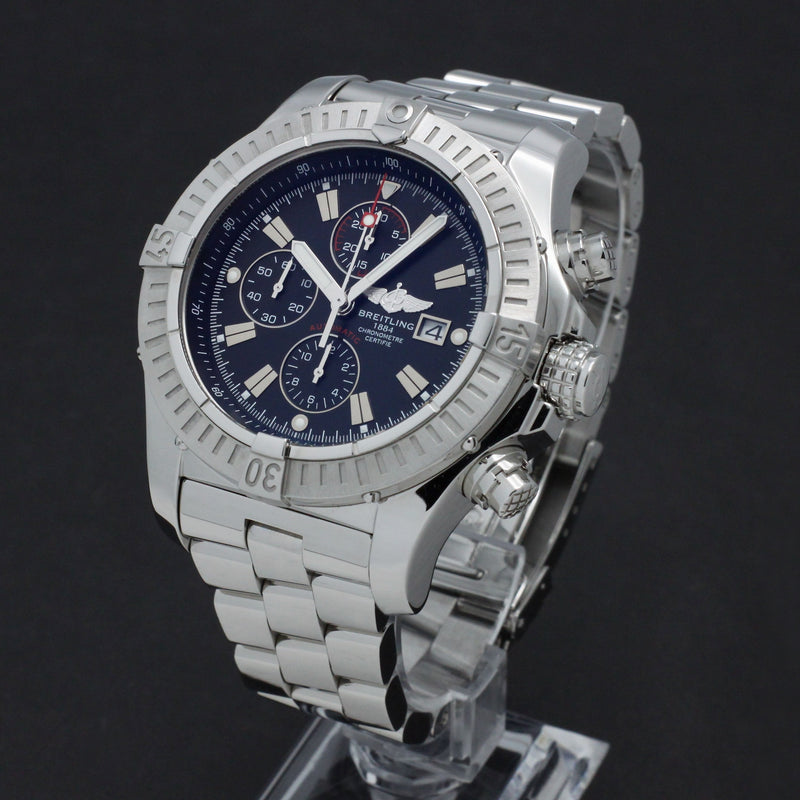 Breitling Super Avenger A13370- 2012 - Breitling horloge - Breitling kopen - Breitling heren horloge - Trophies Watches