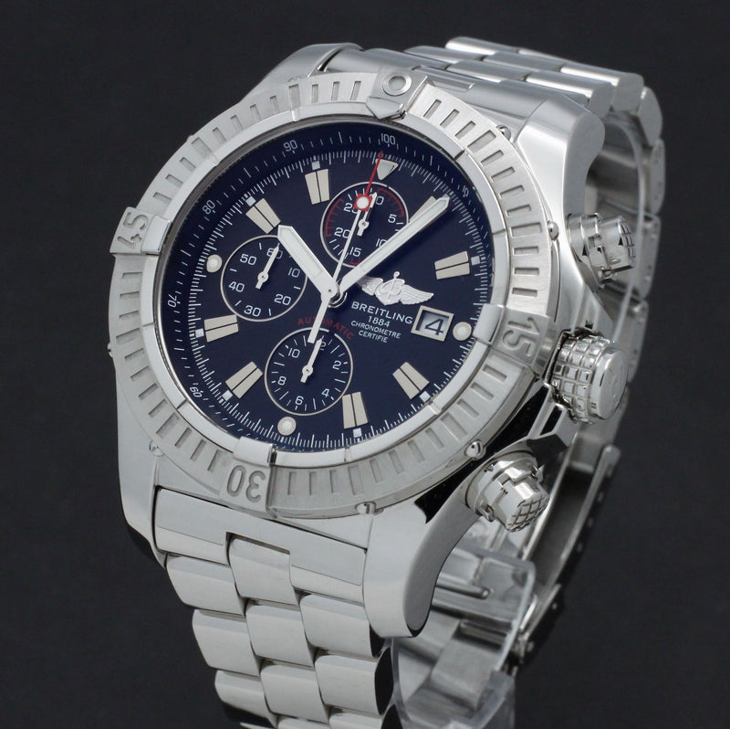 Breitling Super Avenger A13370- 2012 - Breitling horloge - Breitling kopen - Breitling heren horloge - Trophies Watches