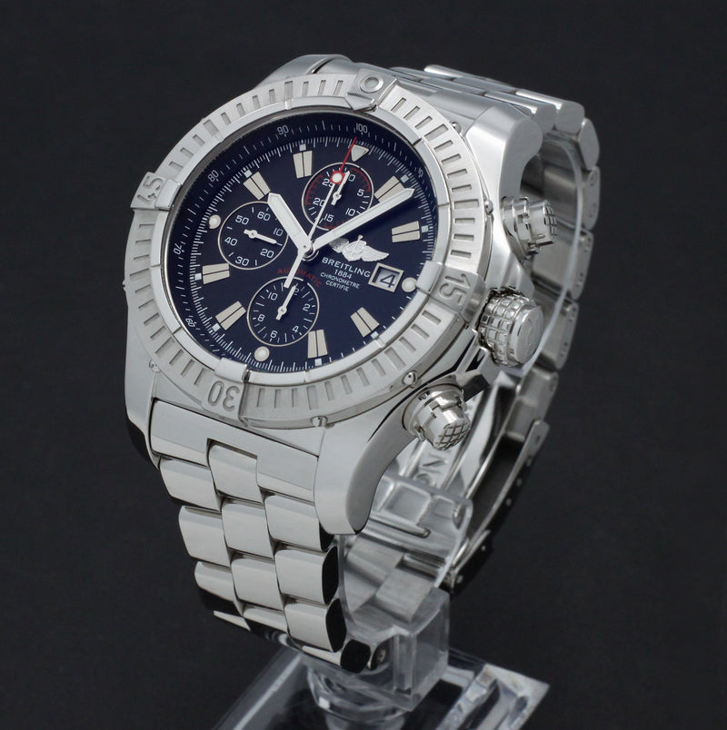 Breitling Super Avenger A13370- 2012 - Breitling horloge - Breitling kopen - Breitling heren horloge - Trophies Watches