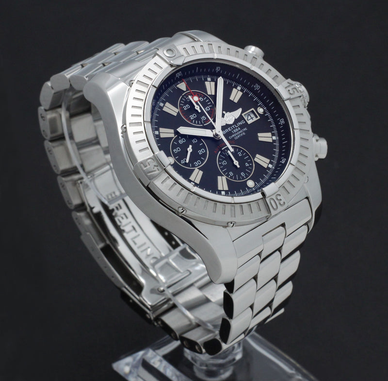 Breitling Super Avenger A13370- 2012 - Breitling horloge - Breitling kopen - Breitling heren horloge - Trophies Watches