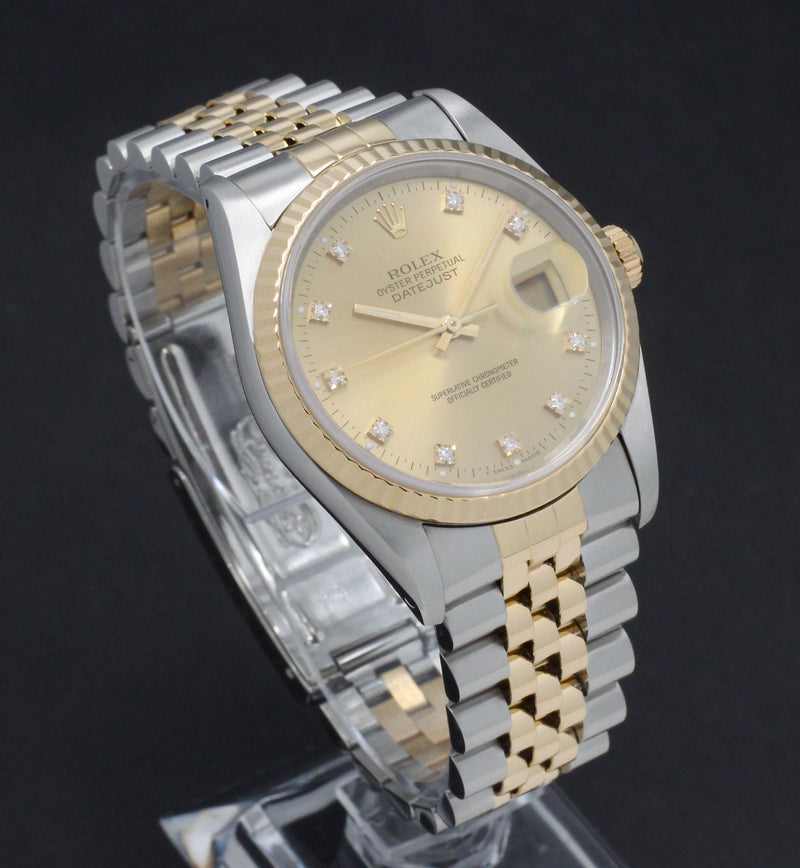 Rolex Datejust 16233G - 1994 - Rolex horloge - Rolex kopen - Rolex heren horloge - Trophies Watches