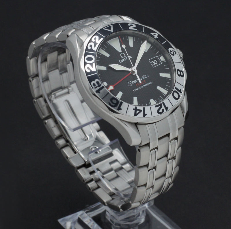 Omega Seamaster 2534.50.00 GMT 300M - 2001 - Omega horloge - Omega kopen - Omega heren horloge - Trophies Watches
