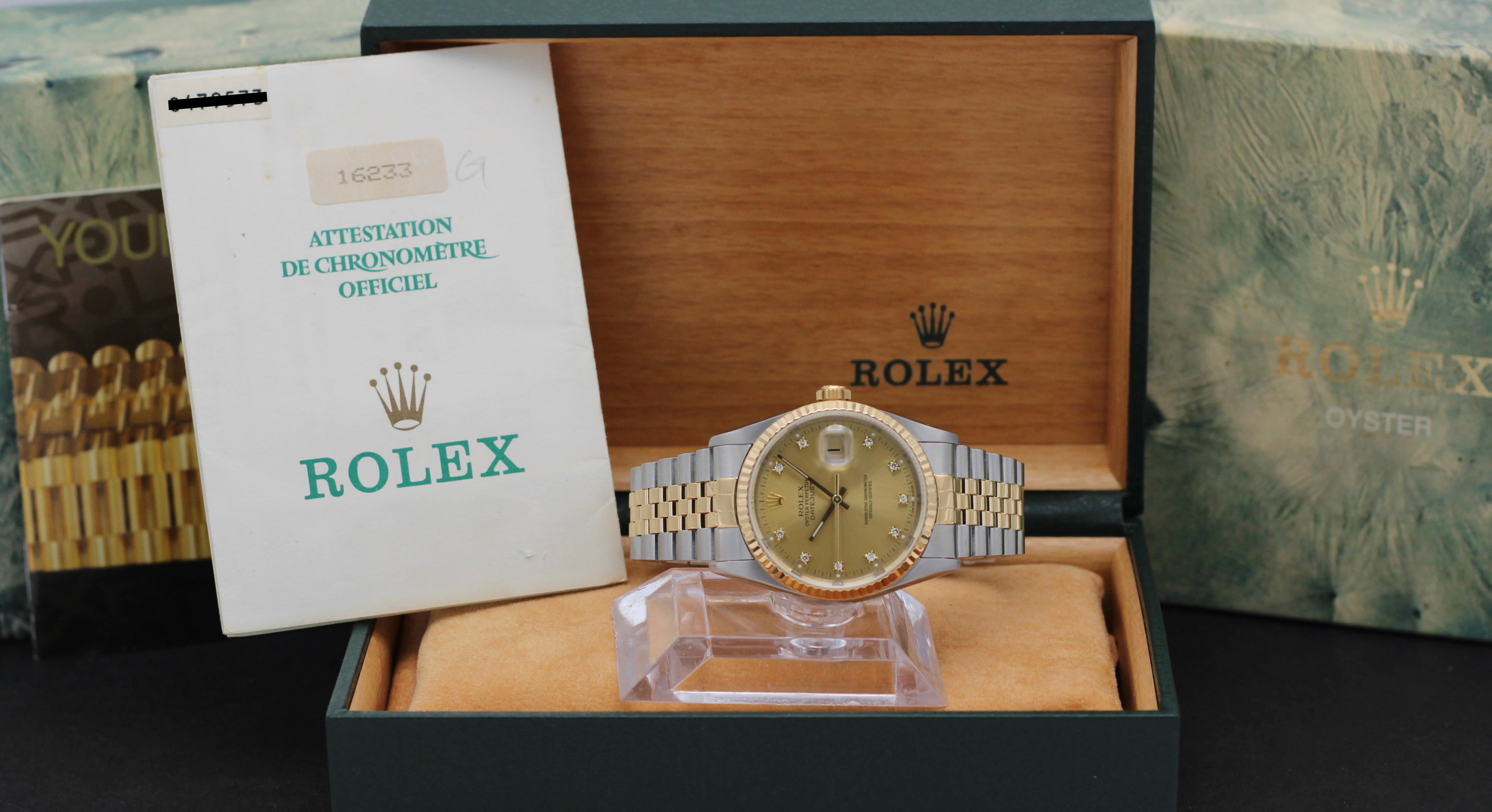 Rolex Datejust 16233G - 1993 - Rolex horloge - Rolex kopen - Rolex heren horloge - Trophies Watches