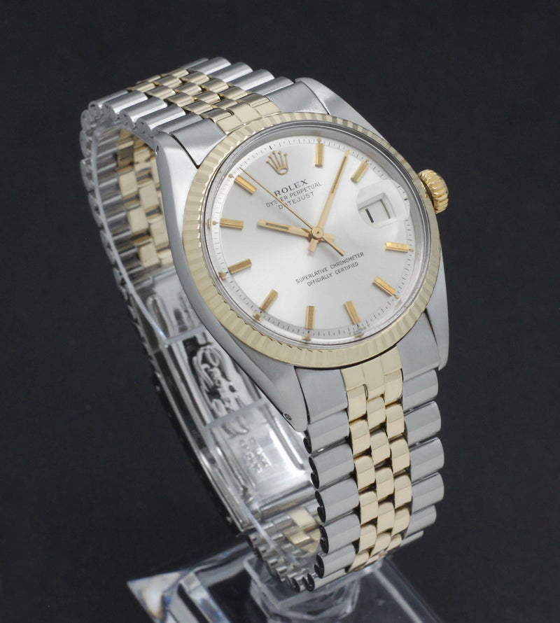 Rolex Datejust 1601 - 1972 - goud/staal - two/tone - Rolex horloge - Rolex kopen - Rolex heren horloge - Trophies Watches