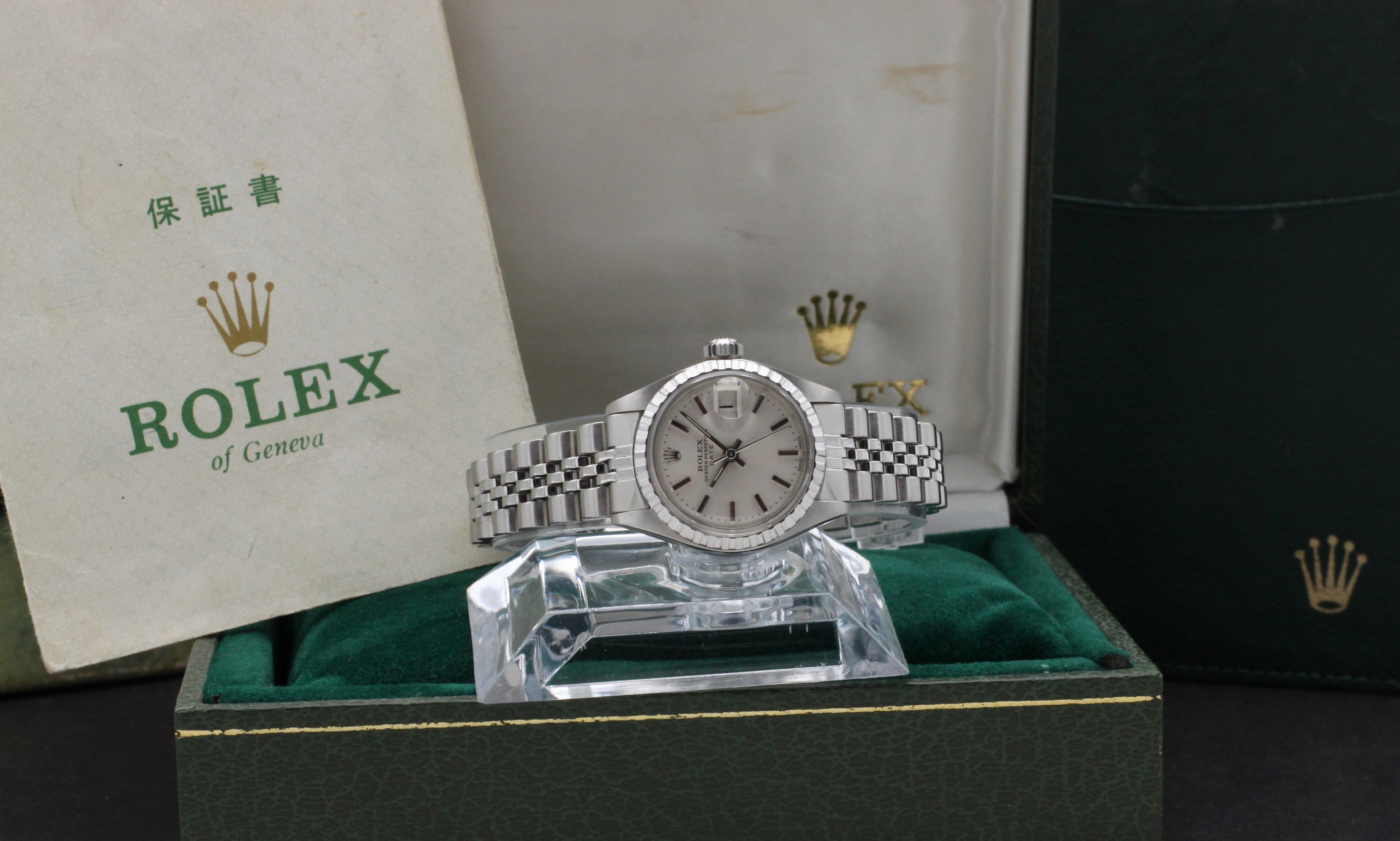 Rolex Oyster Perpetual Lady Date 6924 - 1978 - Rolex horloge - Rolex kopen - Rolex dames horloge - Trophies Watches