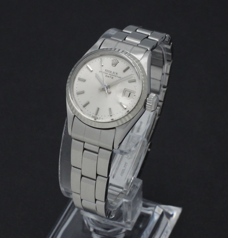 Rolex Oyster Perpetual Lady Date 6517 - 1966 - Rolex horloge - Rolex kopen - Rolex dames horloge - Trophies Watches