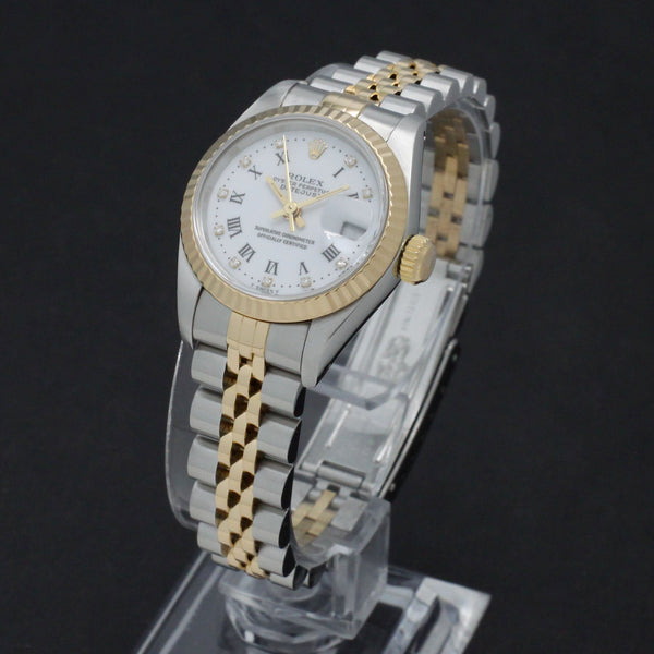 Rolex Lady-Datejust 69173G - 1991 - Rolex horloge - Rolex kopen - Rolex dames horloge - Trophies Watches