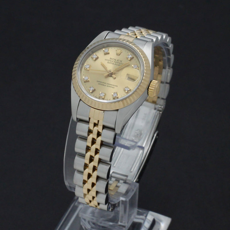 Rolex Lady-Datejust 69173G - 1991 - Rolex horloge - Rolex kopen - Rolex dames horloge - Trophies Watches