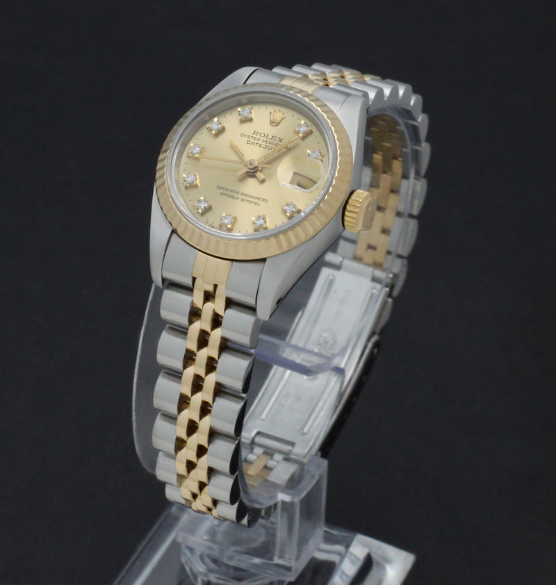 Rolex Lady-Datejust 69173G - 1991 - Rolex horloge - Rolex kopen - Rolex dames horloge - Trophies Watches