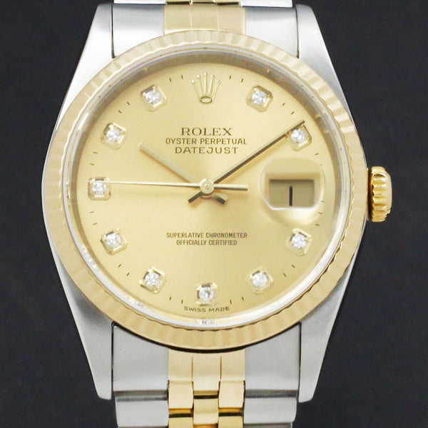 Rolex Datejust 16233G - 2002 - Rolex horloge - Rolex kopen - Rolex heren horloge - Trophies Watches