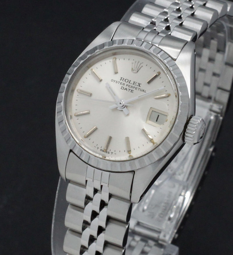 Rolex Oyster Perpetual Lady Date 6924 - 1980 - Rolex horloge - Rolex kopen - Rolex dames horloge - Trophies Watches