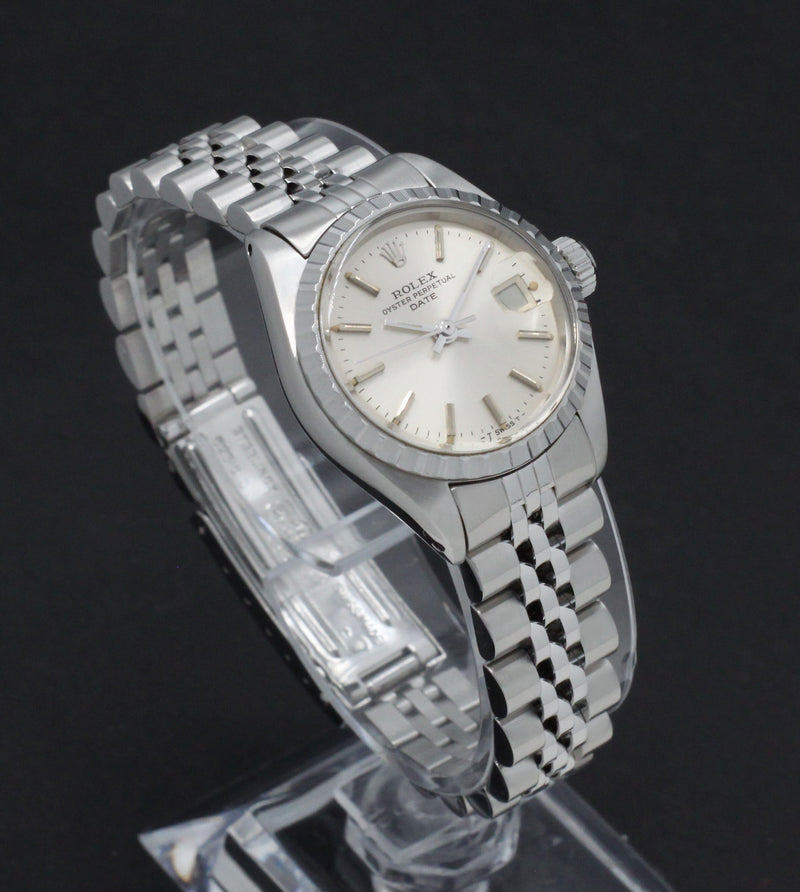 Rolex Oyster Perpetual Lady Date 6924 - 1980 - Rolex horloge - Rolex kopen - Rolex dames horloge - Trophies Watches