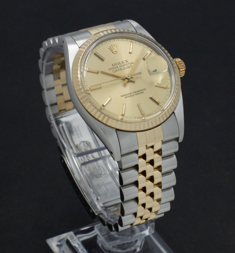 Rolex Datejust 16013 - 1986 - Rolex horloge - Rolex kopen - Rolex heren horloge - Trophies Watches