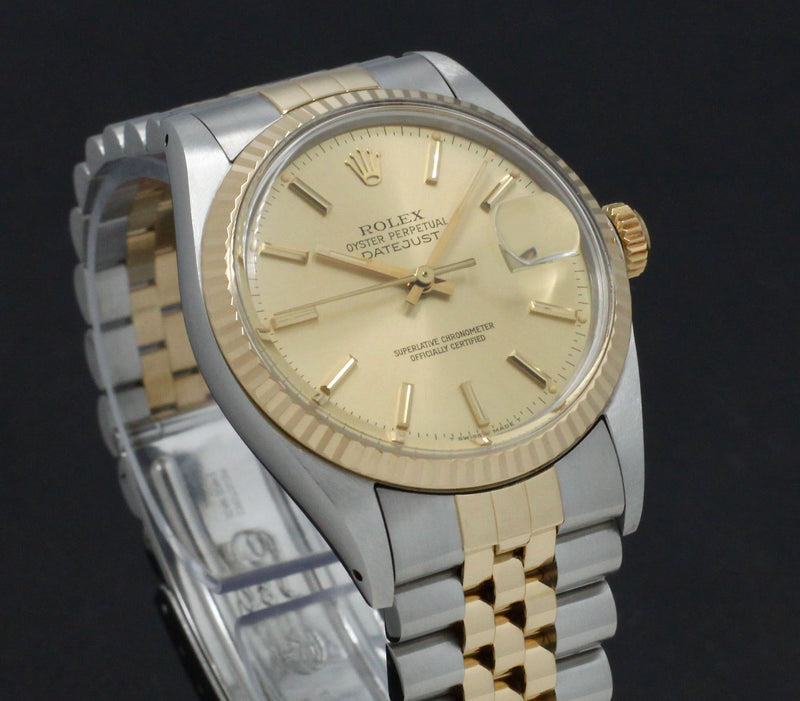 Rolex Datejust 16013 - 1986 - Rolex horloge - Rolex kopen - Rolex heren horloge - Trophies Watches