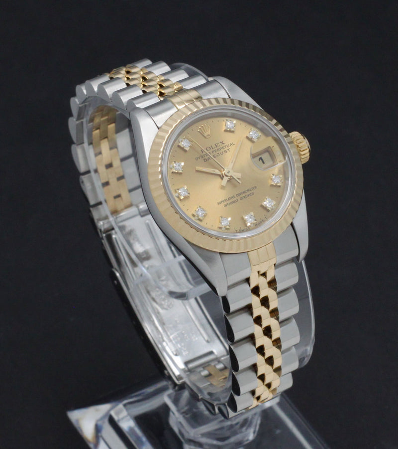 Rolex Lady-Datejust 69173G - 1995 - Rolex horloge - Rolex kopen - Rolex dames horloge - Trophies Watches