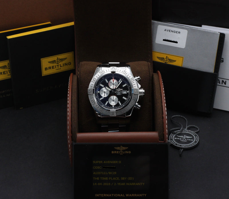 Breitling Super Avenger II A13371 - 2016 - Breitling horloge - Breitling kopen - Breitling heren horloge - Trophies Watches