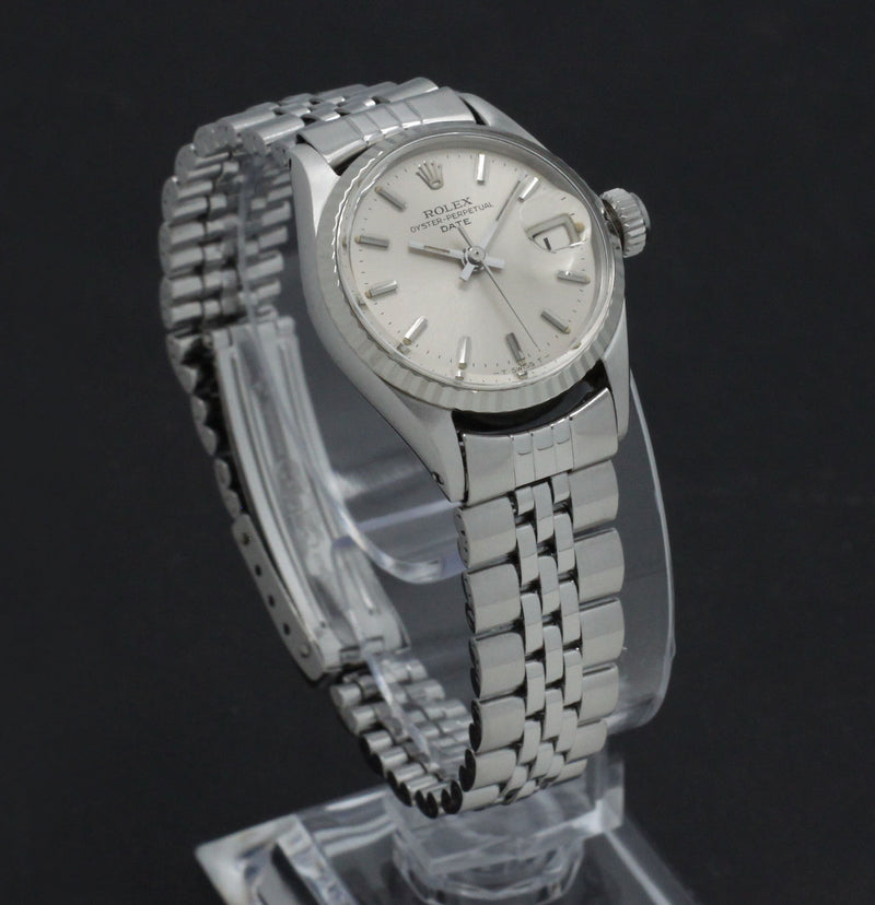 Rolex Oyster Perpetual Lady Date 6517 - 1968 - Rolex horloge - Rolex kopen - Rolex dames horloge - Trophies Watches