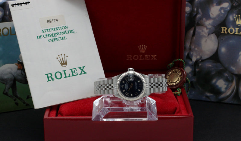 Rolex Oyster Perpetual Lady Datejust 69174 - 1999 - Rolex horloge - Rolex kopen - Rolex dames horloge - Trophies Watches