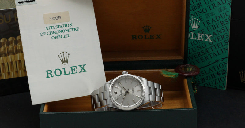 Rolex Oyster Perpetual 34 1005 - 1997 - Rolex horloge - Rolex kopen - Rolex heren horloge - Trophies Watches