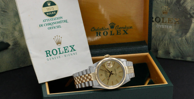 Rolex Datejust 16013 - 1984 - Rolex horloge - Rolex kopen - Rolex heren horloge - Trophies Watches