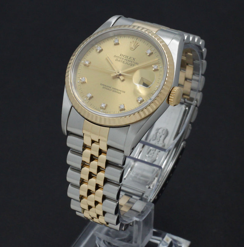 Rolex Datejust 16233G - 1991 - Rolex horloge - Rolex kopen - Rolex heren horloge - Trophies Watches