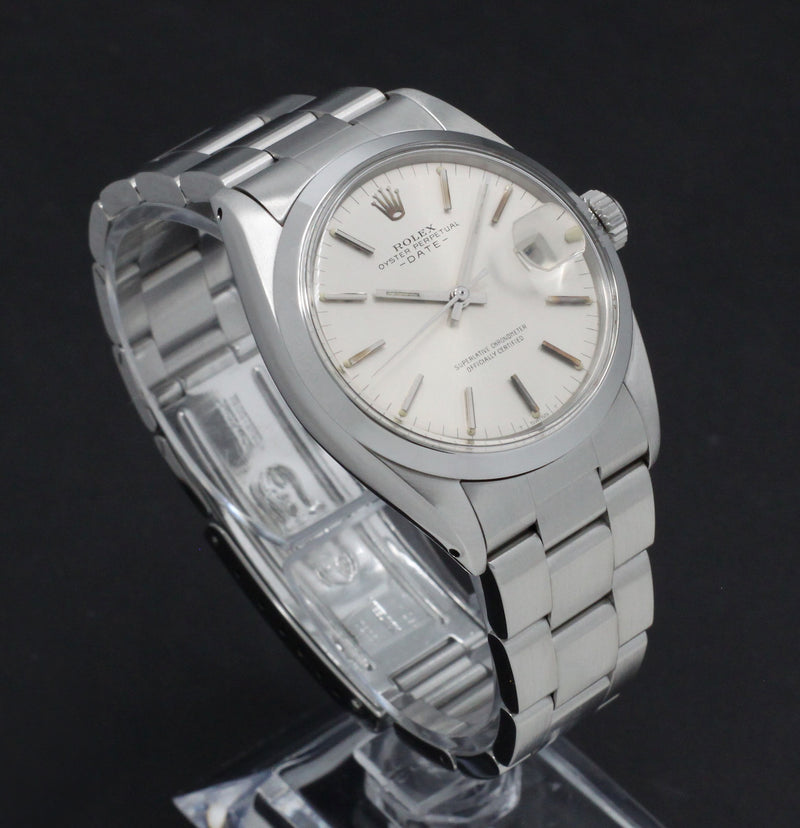 Rolex Oyster Perpetual Date 1500 - 1968 - Rolex horloge - Rolex kopen - Rolex heren horloge - Trophies Watches