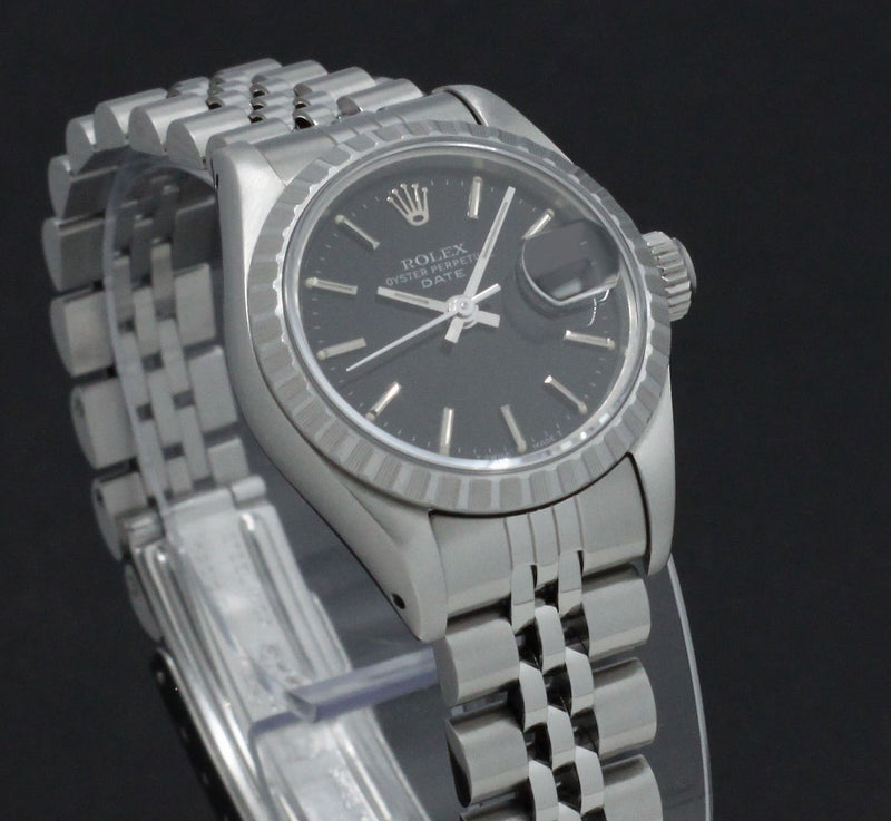 Rolex Oyster Perpetual Lady Date 69240 - 1990 - Rolex horloge - Rolex kopen - Rolex dames horloge - Trophies Watches