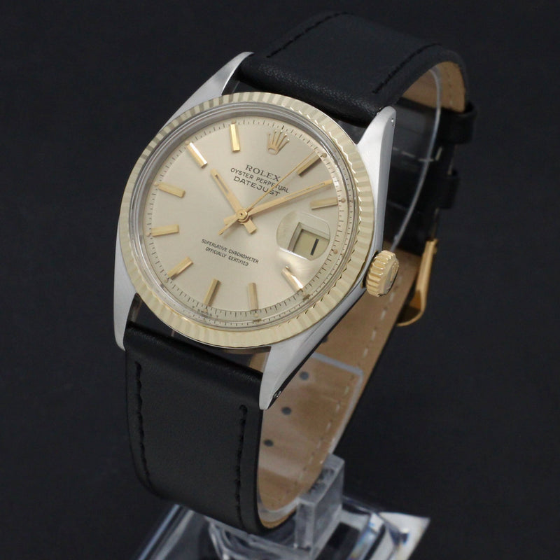 Rolex Datejust 1601 - 1970 - goud/staal - two/tone - Rolex horloge - Rolex kopen - Rolex heren horloge - Trophies Watches