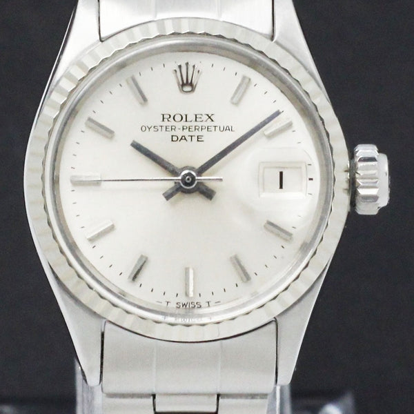 Rolex Oyster Perpetual Lady Date 6517 - 1966 - Rolex horloge - Rolex kopen - Rolex dames horloge - Trophies Watches