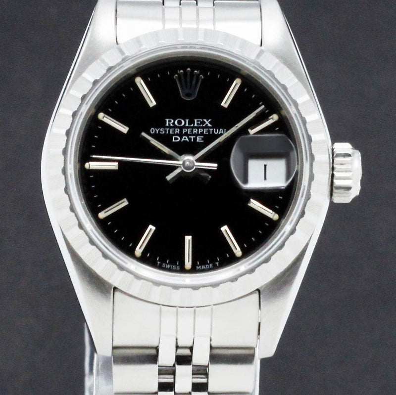 Rolex Oyster Perpetual Lady Date 69240 - 1990 - Rolex horloge - Rolex kopen - Rolex dames horloge - Trophies Watches