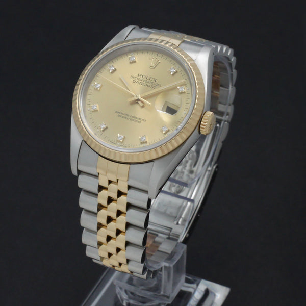 Rolex Datejust 16233G - 1991 - Rolex horloge - Rolex kopen - Rolex heren horloge - Trophies Watches