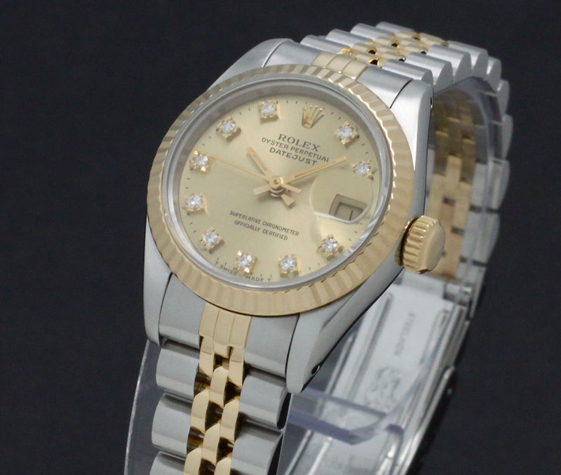 Rolex Lady-Datejust 69173G - 1990 - Rolex horloge - Rolex kopen - Rolex dames horloge - Trophies Watches