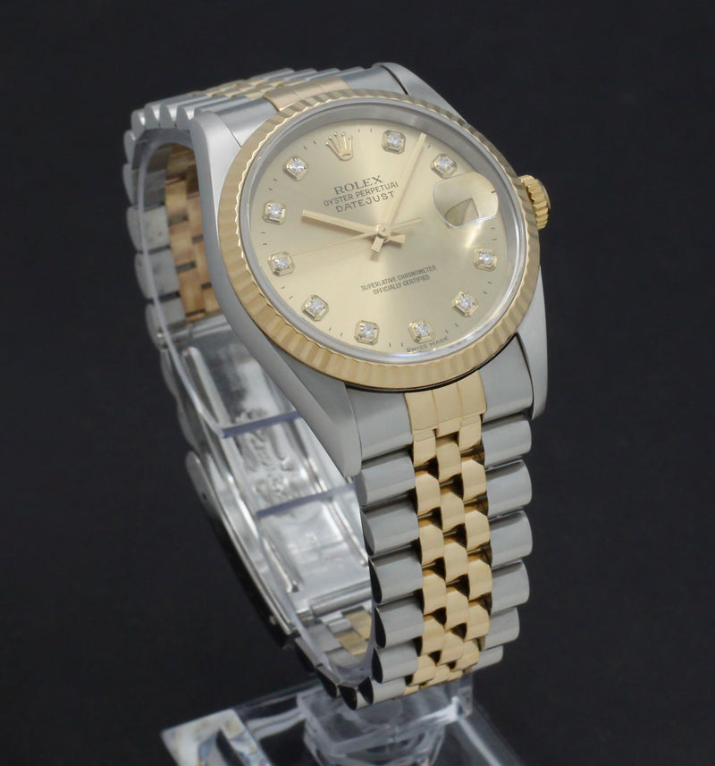 Rolex Datejust 16233G - 1997 - Rolex horloge - Rolex kopen - Rolex heren horloge - Trophies Watches