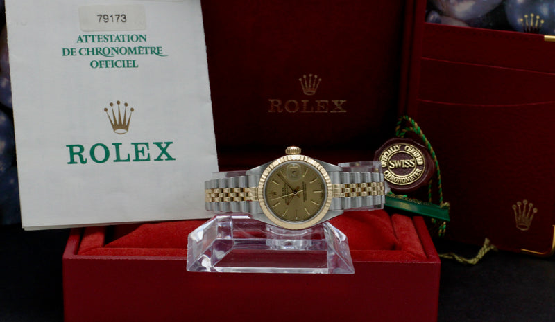 Rolex Lady-Datejust 79173 - 1999 - Rolex horloge - Rolex kopen - Rolex dames horloge - Trophies Watches